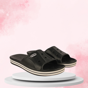 Richale Black Slider For Men