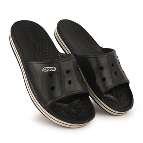 Richale Black Slider For Men
