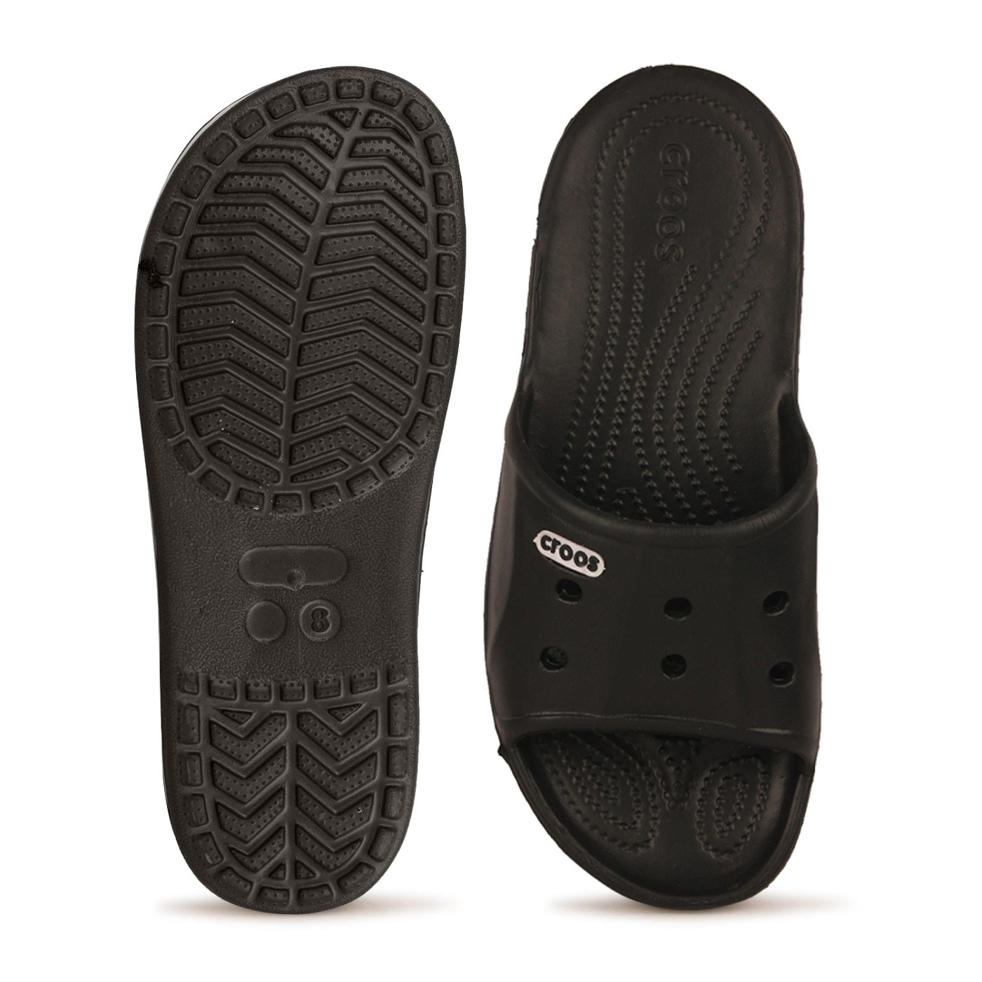 Richale Black Slider For Men
