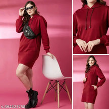 Cll Long Maroon Cap Hoodie